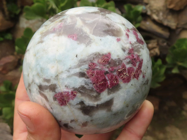 Polished Rubellite Pink Tourmaline Spheres  x 2 From Madagascar - TopRock