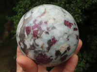 Polished Rubellite Pink Tourmaline Spheres  x 2 From Madagascar - TopRock