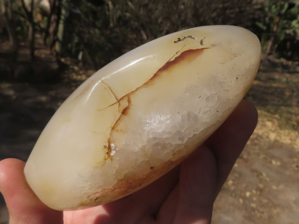 Polished Stunning Semi Translucent Agate Standing Free Forms  x 4 From Madagascar - TopRock