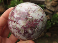 Polished Rubellite Pink Tourmaline Spheres  x 2 From Madagascar - TopRock