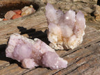 Natural Mixed Spirit Ametrine / Amethyst Quartz Clusters  x 6 From Boekenhouthoek, South Africa - Toprock Gemstones and Minerals 