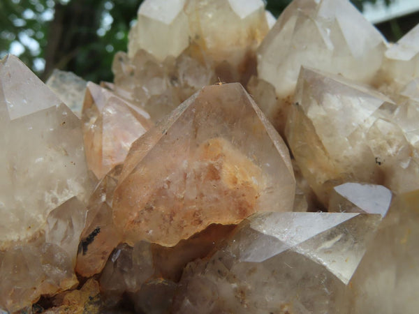 Natural Large Smokey Cascading Phantom Quartz Cluster x 1 From Lwena, Congo - TopRock