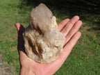 Natural Smokey Cascading Phantom Quartz Clusters x 2 From Luena, Congo - TopRock