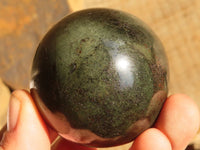 Polished  Schorl Black Tourmaline Spheres x 6 From Madagascar - Toprock Gemstones and Minerals 