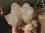 Natural Smokey Cascading Phantom Quartz Clusters x 6 From Luena, Congo - TopRock