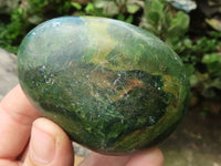 Polished Green Verdite Palm Stones  x 6 From Zimbabwe - TopRock