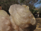 Natural Smokey Cascading Phantom Quartz Clusters x 6 From Luena, Congo - TopRock