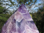 Polished  Flower Chevron Amethyst Faceted Crystal Points x 2 From Zambia - TopRock