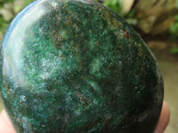 Polished Green Verdite Palm Stones  x 6 From Zimbabwe - TopRock