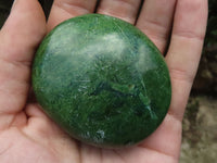 Polished Green Verdite Palm Stones  x 6 From Zimbabwe - TopRock