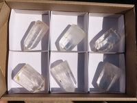 Polished Clear Quartz Crystal Points  x 6 From Madagascar - Toprock Gemstones and Minerals 