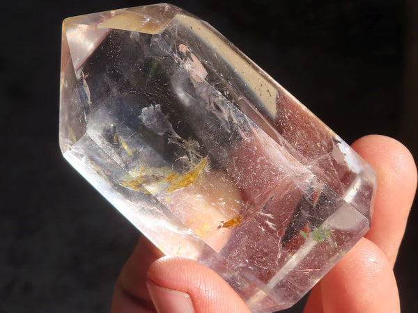 Polished Clear Quartz Crystal Points  x 6 From Madagascar - Toprock Gemstones and Minerals 