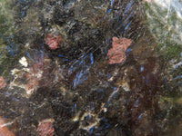 Polished Sparkling Blue Iolite / Water Sapphire Standing Free Forms  x 3 From Madagascar - TopRock