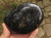 Polished Sparkling Blue Iolite / Water Sapphire Standing Free Forms  x 3 From Madagascar - TopRock