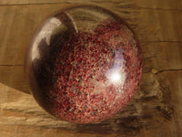 Polished Red Garnet Matrix Spheres  x 2 From Madagascar - Toprock Gemstones and Minerals 