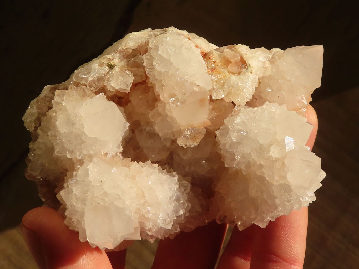 Natural White Spirit Cactus Quartz Clusters  x 4 From Boekenhouthoek, South Africa - Toprock Gemstones and Minerals 