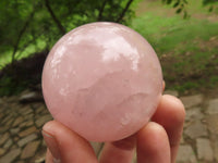 Polished Pink Rose Quartz Spheres  x 6 From Ambatondrazaka, Madagascar - TopRock