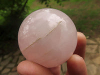 Polished Pink Rose Quartz Spheres  x 6 From Ambatondrazaka, Madagascar - TopRock