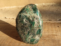 Polished Rare Emerald In Matrix Standing Free Form  x 1 From Zimbabwe - Toprock Gemstones and Minerals 