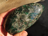 Polished Rare Emerald In Matrix Standing Free Form  x 1 From Zimbabwe - Toprock Gemstones and Minerals 