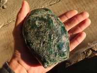 Polished Rare Emerald In Matrix Standing Free Form  x 1 From Zimbabwe - Toprock Gemstones and Minerals 