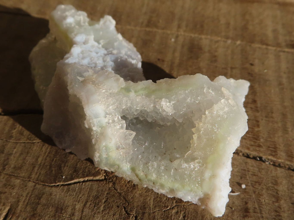 Natural Etched Blue Chalcedony Specimens  x 35 From Nsanje, Malawi - Toprock Gemstones and Minerals 