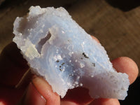 Natural Etched Blue Chalcedony Specimens  x 35 From Nsanje, Malawi - Toprock Gemstones and Minerals 