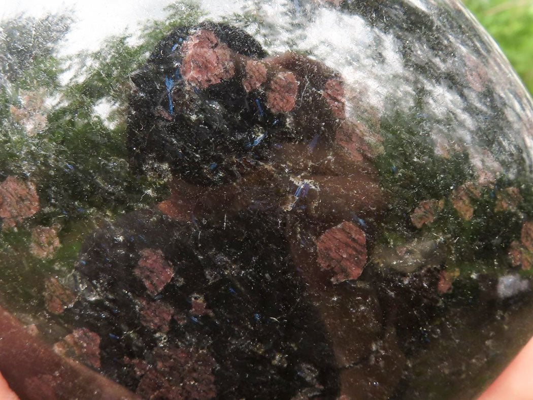 Polished Sparkling Blue Iolite / Water Sapphire Standing Free Form  x 1 From Madagascar - TopRock