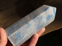 Polished Blue Spotted Spinel Quartz Points x 2 From Madagascar - Toprock Gemstones and Minerals 