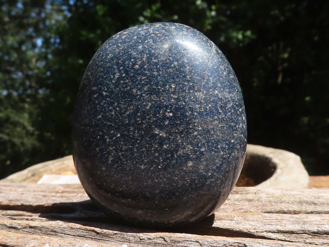 Polished Extra Large Lazulite Palm Stones  x 6 From Madagascar - TopRock