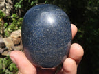 Polished Extra Large Lazulite Palm Stones  x 6 From Madagascar - TopRock