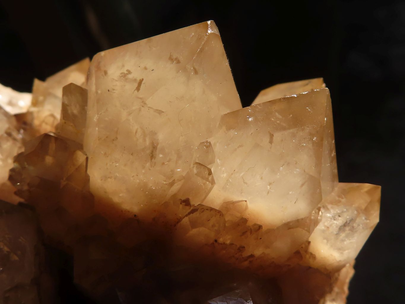 Natural Smokey Phantom Quartz Cluster  x 1 From Luena, Congo - Toprock Gemstones and Minerals 