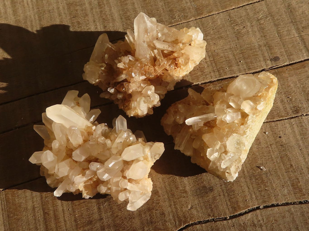 Natural Small Clear Quartz Clusters  x 35 From Madagascar - Toprock Gemstones and Minerals 