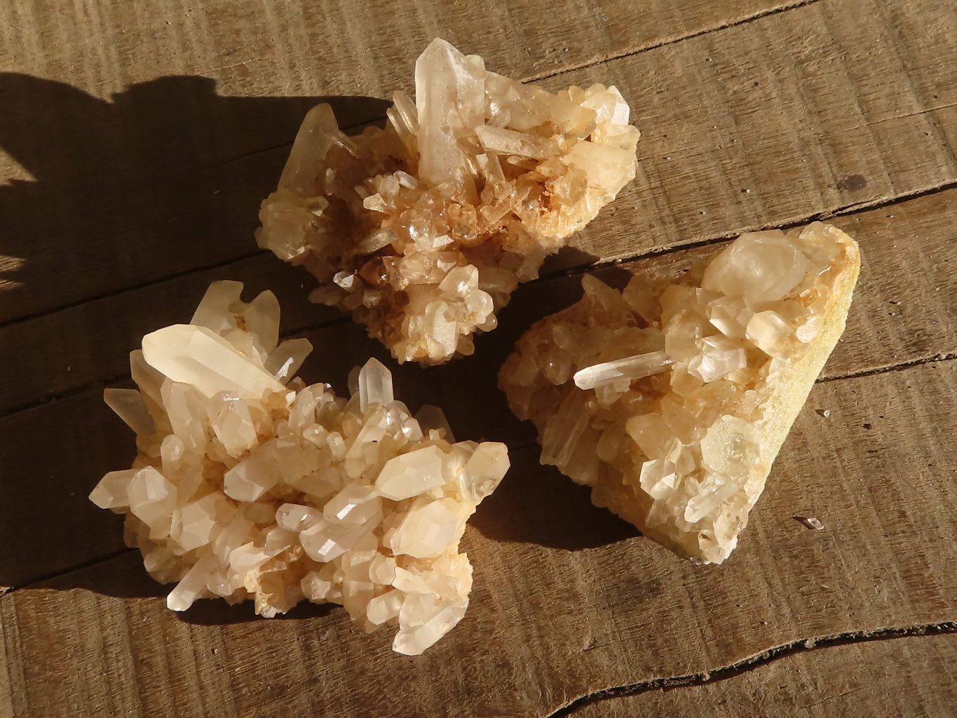 Natural Small Clear Quartz Clusters  x 35 From Madagascar - Toprock Gemstones and Minerals 