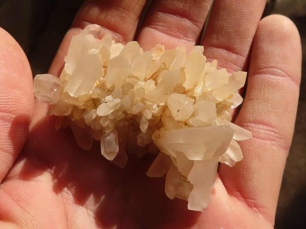 Natural Small Clear Quartz Clusters  x 35 From Madagascar - Toprock Gemstones and Minerals 