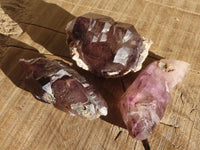 Natural Extra Large Window Amethyst Crystals  x 6 From Chiredzi, Zimbabwe - Toprock Gemstones and Minerals 