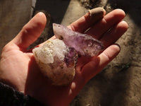 Natural Extra Large Window Amethyst Crystals  x 6 From Chiredzi, Zimbabwe - Toprock Gemstones and Minerals 