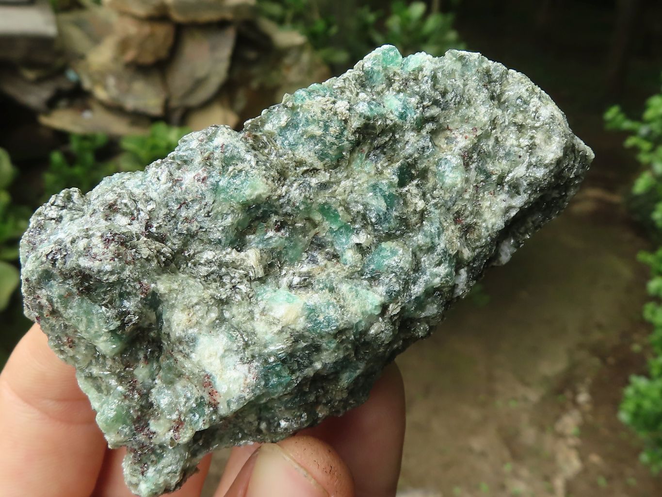 Natural Green Emerald In Mica & Quartz Schist x 14 From Sandawana, Zimbabwe - TopRock