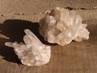 Natural Mixed Clear Quartz Clusters  x 2 From Madagascar - Toprock Gemstones and Minerals 