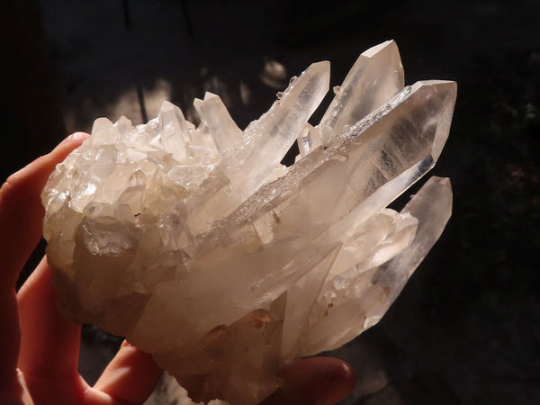 Natural Mixed Clear Quartz Clusters  x 2 From Madagascar - Toprock Gemstones and Minerals 