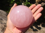 Polished Rare Star Rose Quartz Spheres  x 2 From Madagascar - Toprock Gemstones and Minerals 