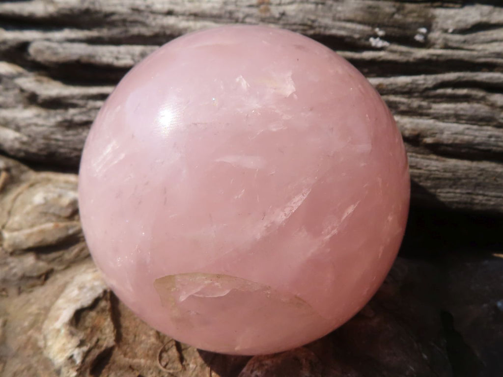 Polished Rare Star Rose Quartz Spheres  x 2 From Madagascar - Toprock Gemstones and Minerals 