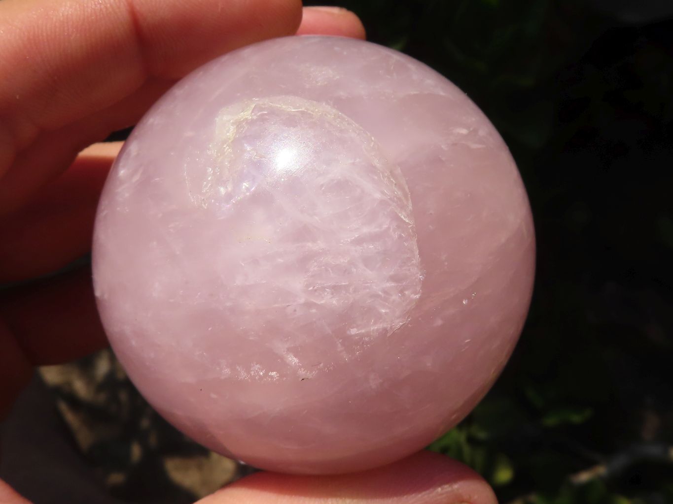 Polished Rare Star Rose Quartz Spheres  x 2 From Madagascar - Toprock Gemstones and Minerals 