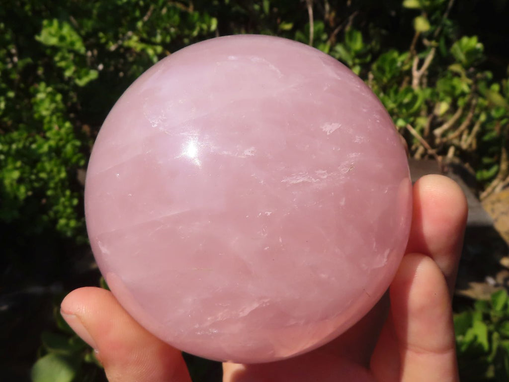 Polished Rare Star Rose Quartz Spheres  x 2 From Madagascar - Toprock Gemstones and Minerals 