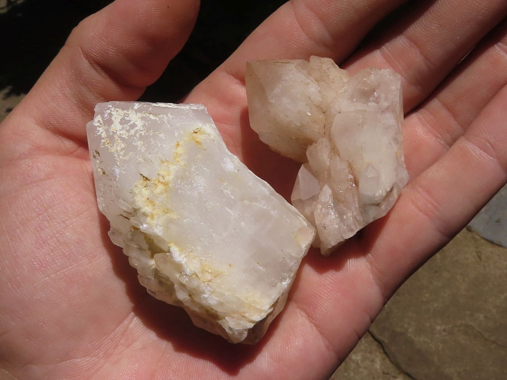 Natural Pineapple Candle Quartz Crystals x 31 From Madagascar - TopRock