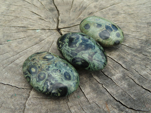 Polished Stromatolite Kombaba Jasper / Nebula Stone Gallets x 24 From Madagascar - TopRock