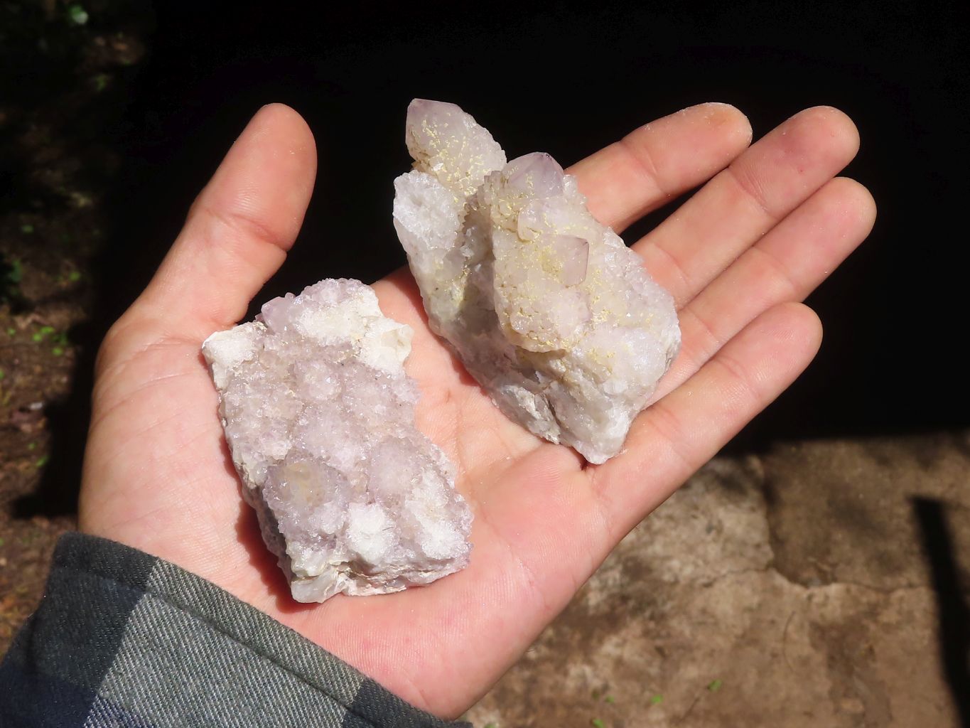 Natural Small Mixed Spirit Quartz Clusters  x 24 From Boekenhouthoek, South Africa - Toprock Gemstones and Minerals 