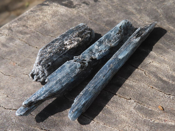 Natural Single Blue Kyanite Crystals  x 1.1 Kg Lot From Zimbabwe - TopRock