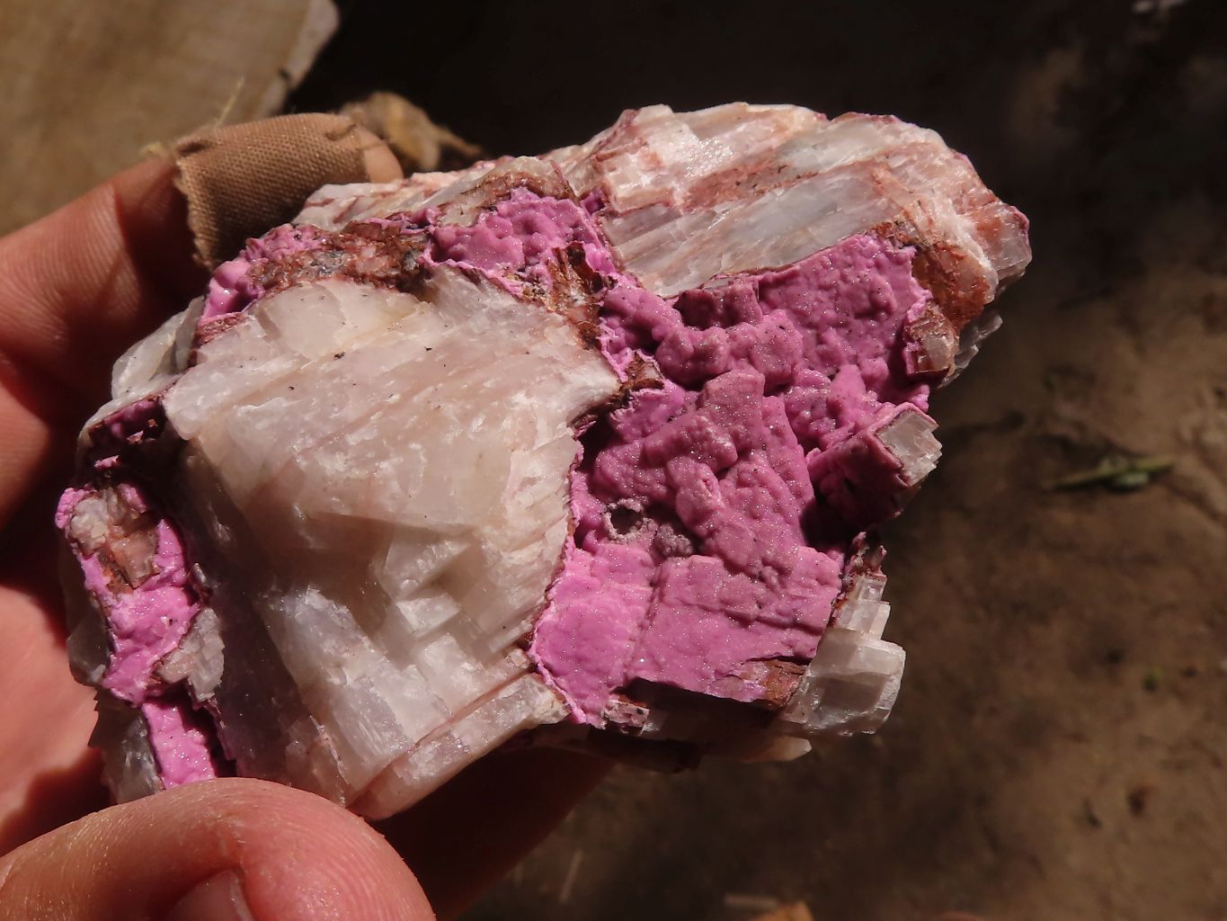 Natural Pink Salrose Cobaltion Dolomite Specimens  x 4 From Kakanda, Congo - Toprock Gemstones and Minerals 