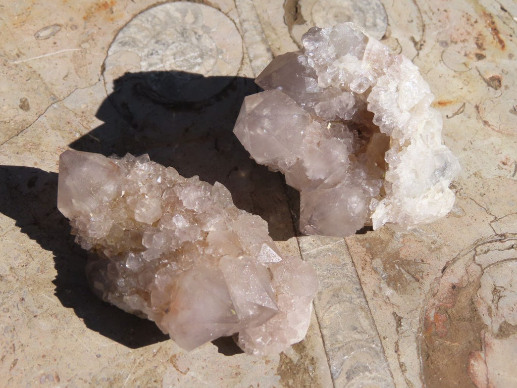 Natural Hematoid Spirit Cactus Quartz Clusters x 12 From Boekenhouthoek, South Africa - TopRock